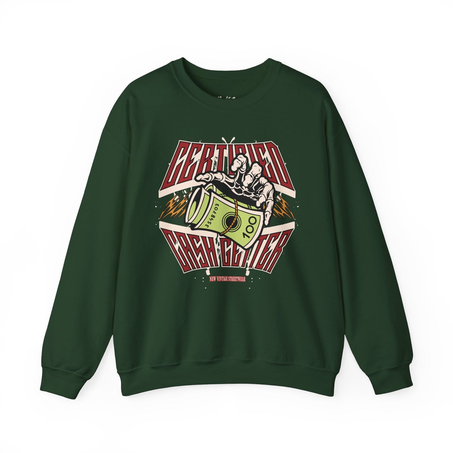 New Vintage Streetwear™ Certified Cash Getter Crewneck Sweatshirt