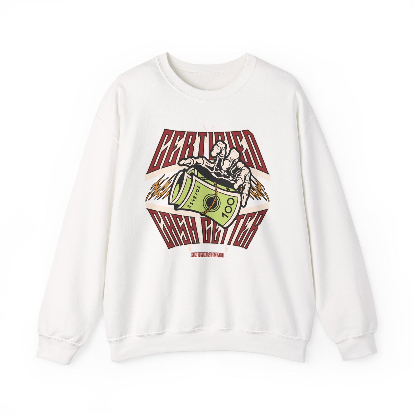 New Vintage Streetwear™ Certified Cash Getter Crewneck Sweatshirt