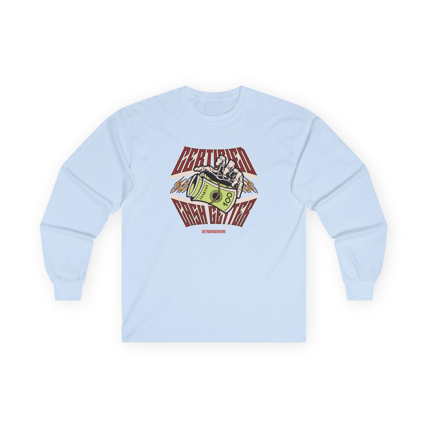 New Vintage Streetwear™ Certified Cash Getter Long Sleeve Tee
