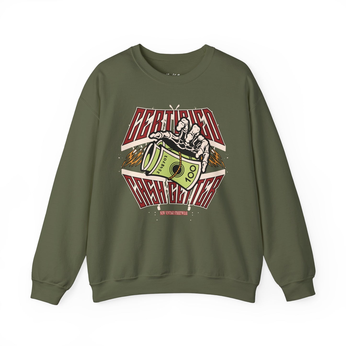 New Vintage Streetwear™ Certified Cash Getter Crewneck Sweatshirt