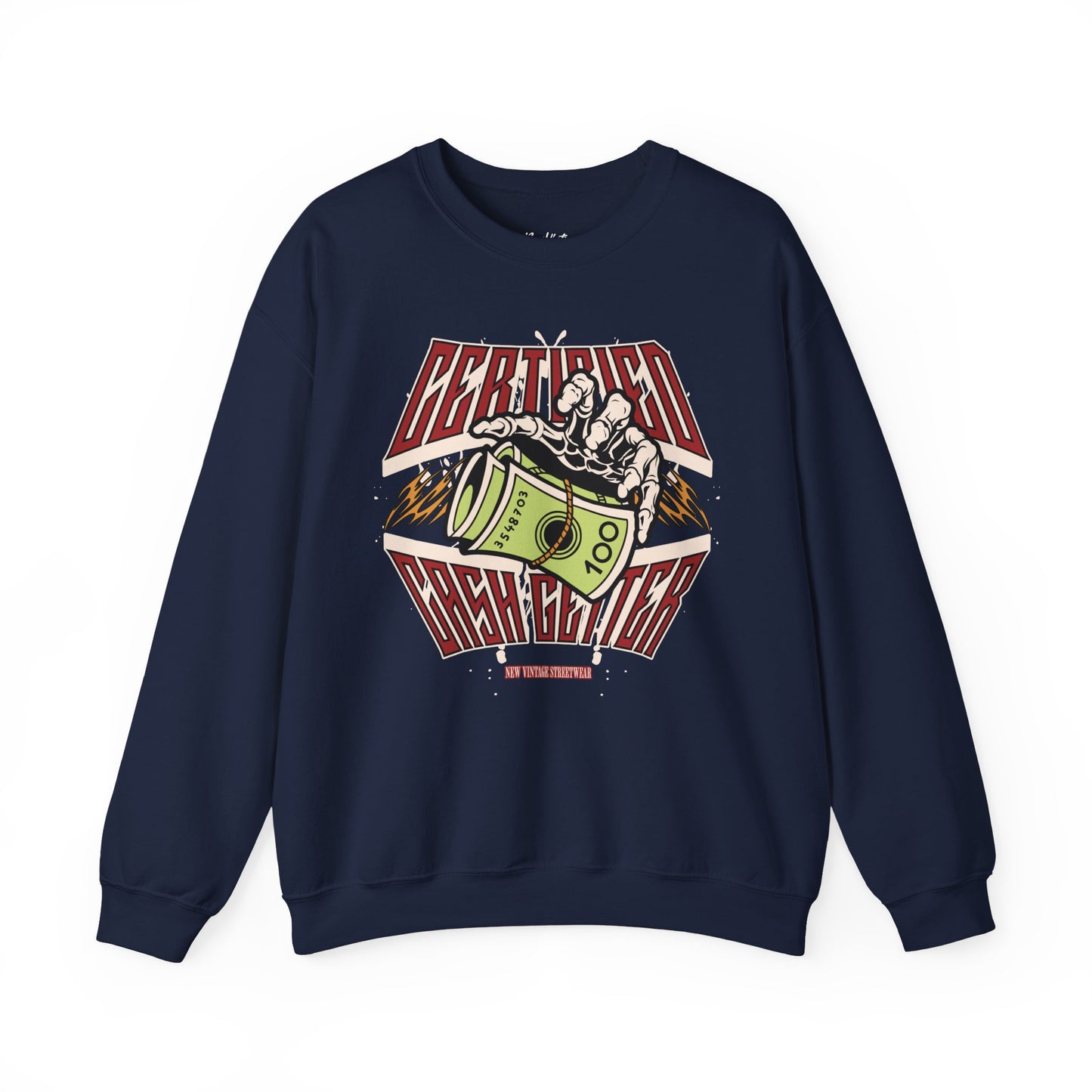 New Vintage Streetwear™ Certified Cash Getter Crewneck Sweatshirt