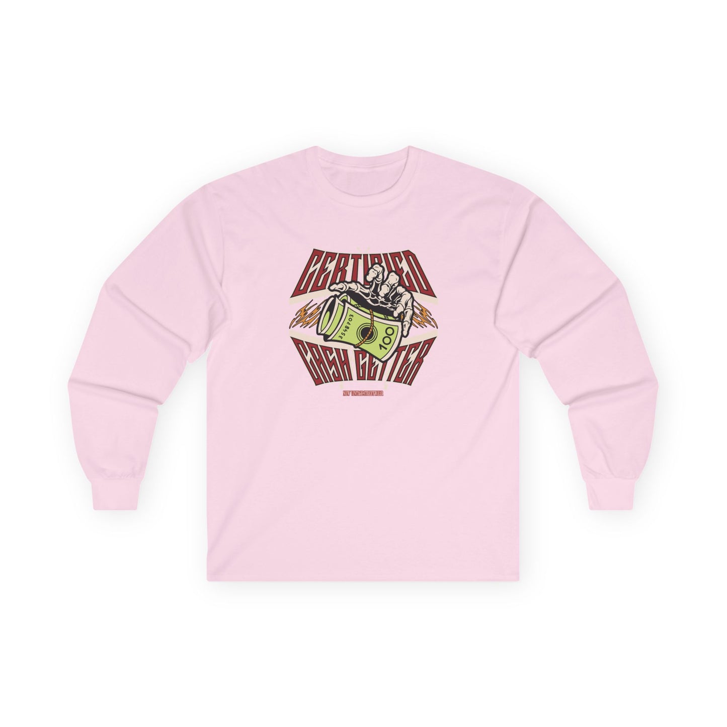 New Vintage Streetwear™ Certified Cash Getter Long Sleeve Tee