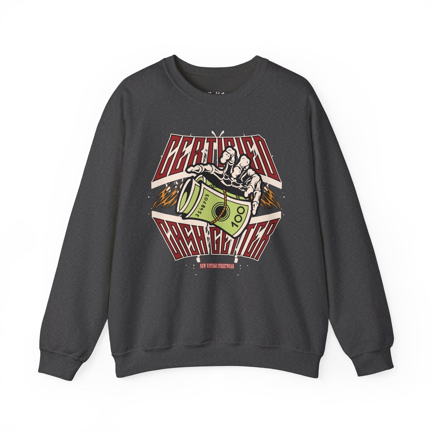 New Vintage Streetwear™ Certified Cash Getter Crewneck Sweatshirt