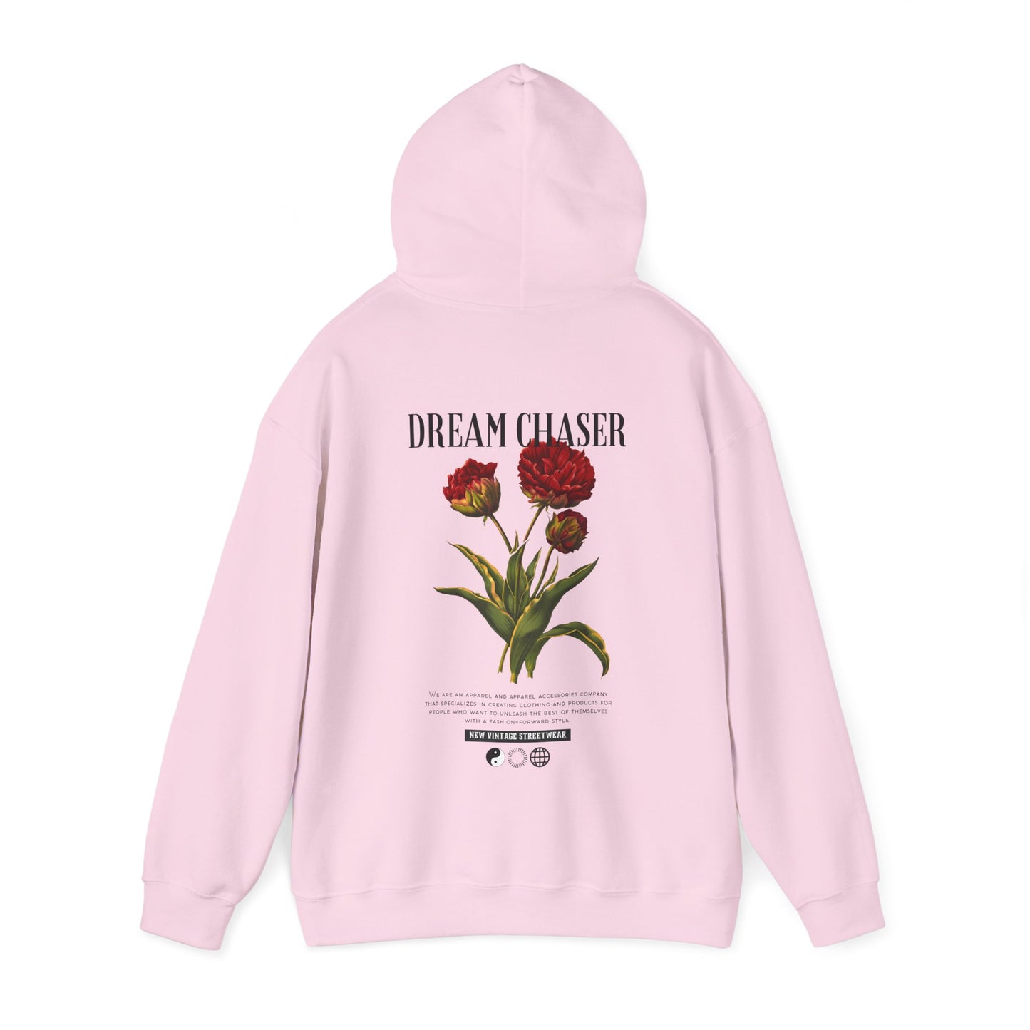 Dreamchaser New Vintage Streetwear™ Hoodie | BACK PRINT