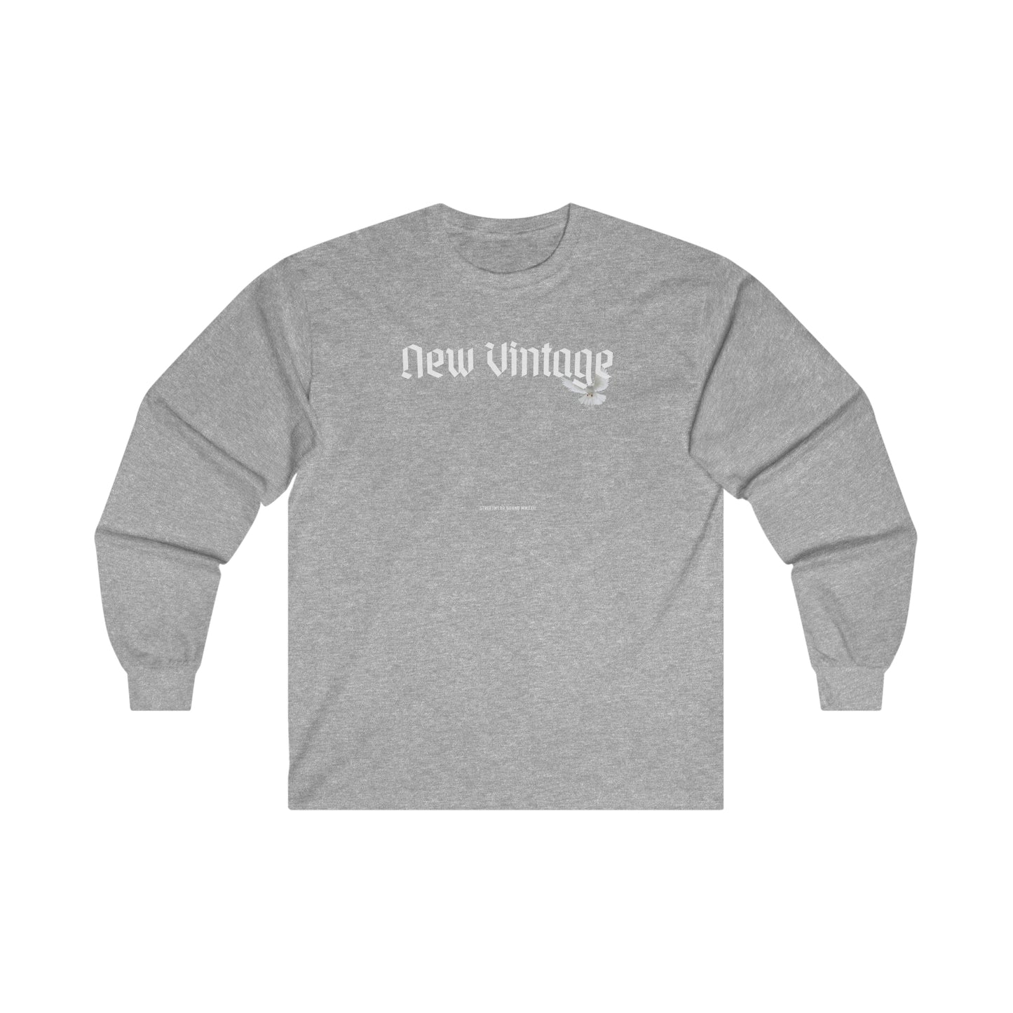 New Vintage Streetwear™ Dove Long Sleeve Tee | FRONT PRINT