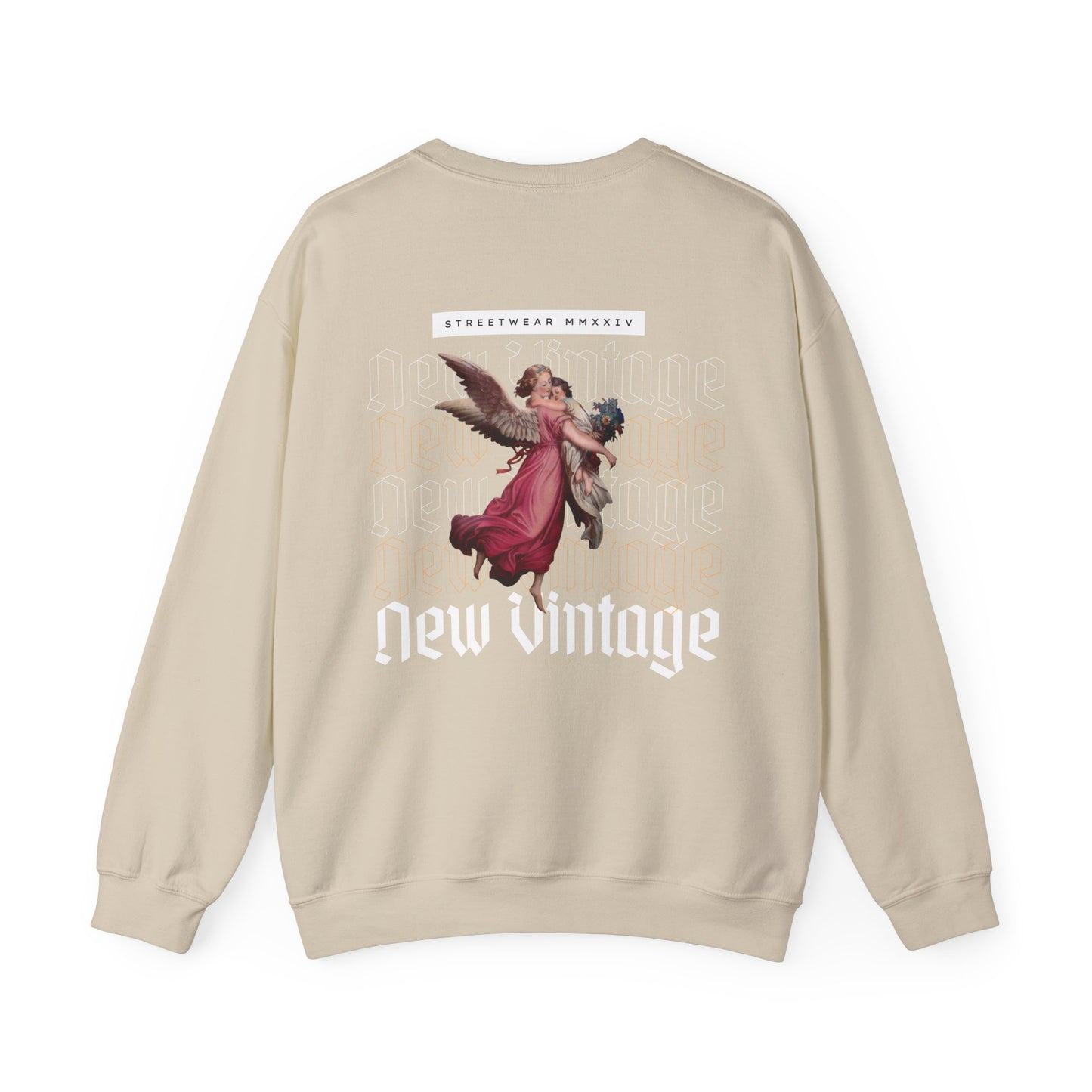 Fallen Angel New Vintage Streetwear™ Crewneck Sweatshirt | BACK PRINT