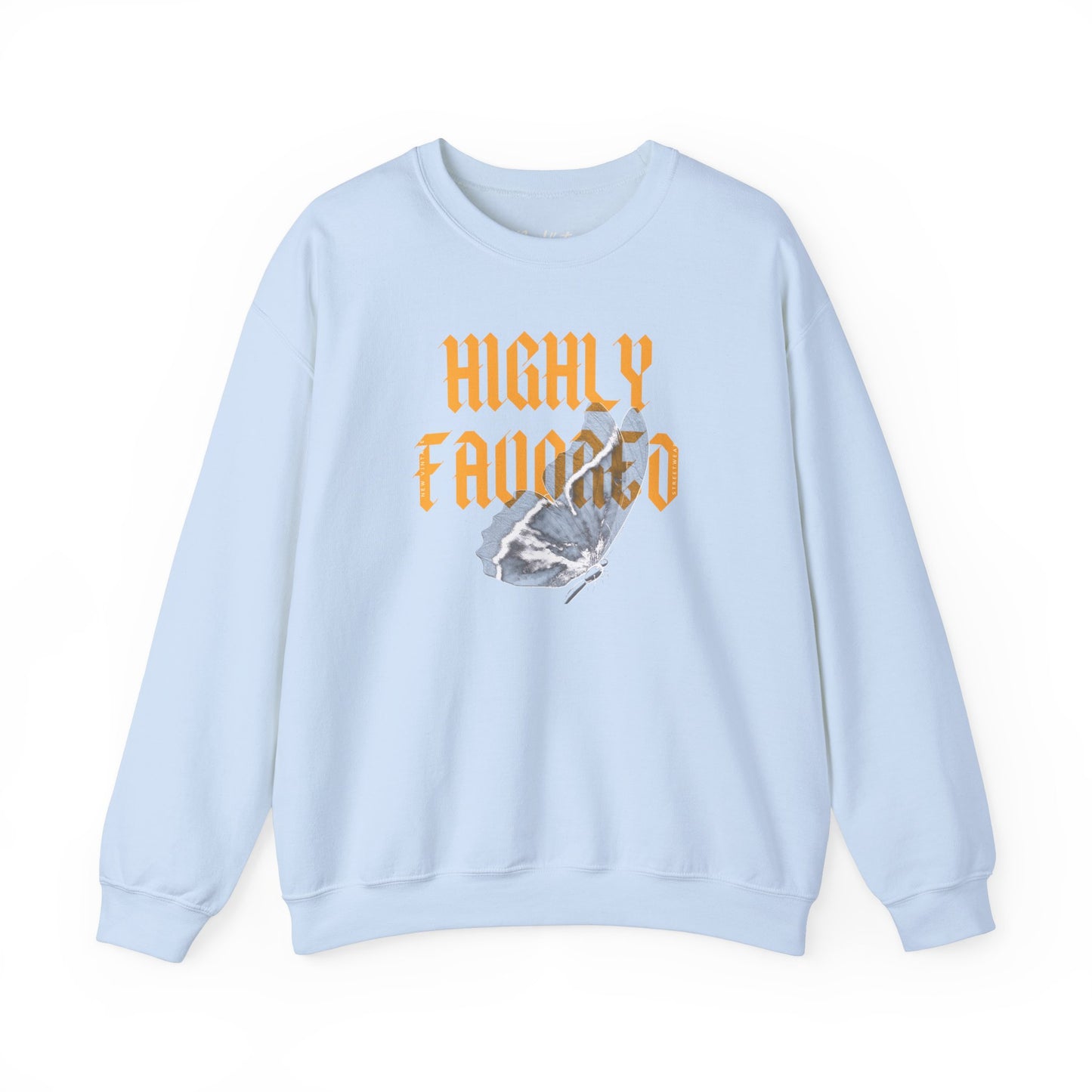 Highly Favored New Vintage Streetwear™ Crewneck Sweatshirt | FRONT PRINT