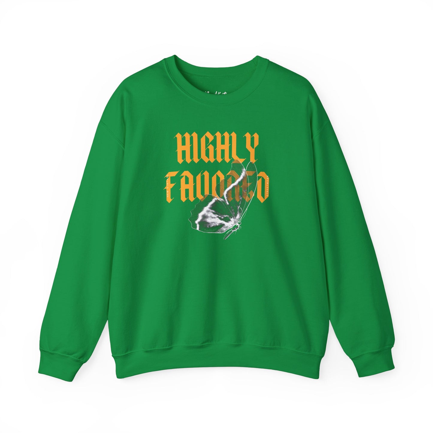 Highly Favored New Vintage Streetwear™ Crewneck Sweatshirt | FRONT PRINT