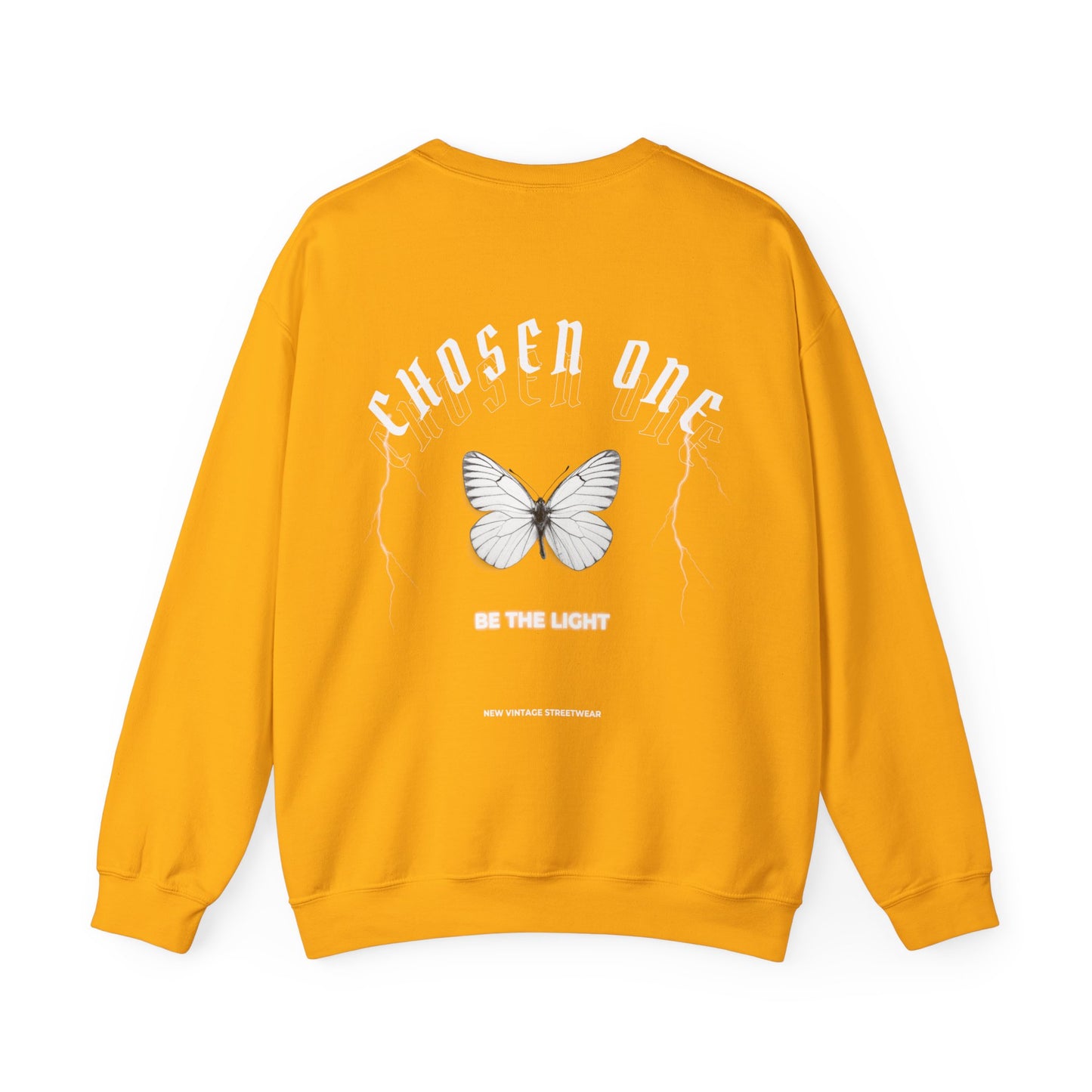 Chosen One Butterfly New Vintage Streetwear™ Crewneck Sweatshirt | BACK PRINT