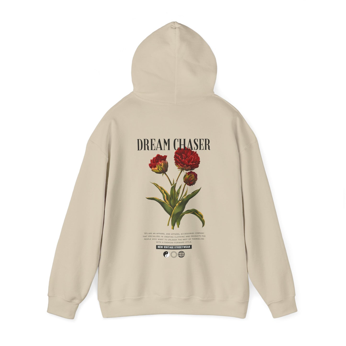 Dreamchaser New Vintage Streetwear™ Hoodie | BACK PRINT