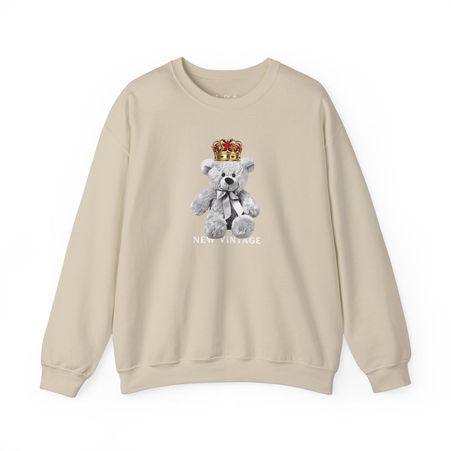 Teddy King New Vintage Streetwear™ Crewneck Sweatshirt | FRONT PRINT