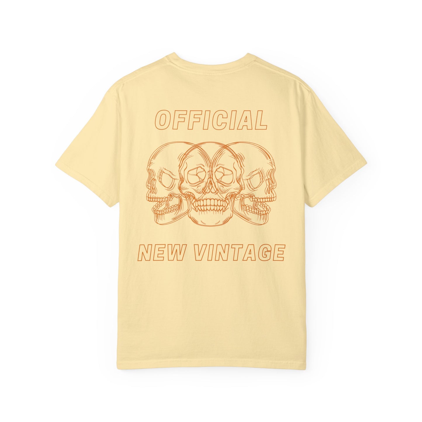 Three Headed Skull New Vintage Streetwear™ T-shirt | BACK PRINT