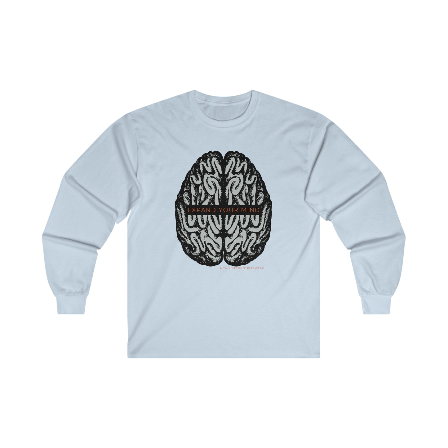 Expand Your Mind New Vintage Streetwear™ Long Sleeve Tee | FRONT PRINT