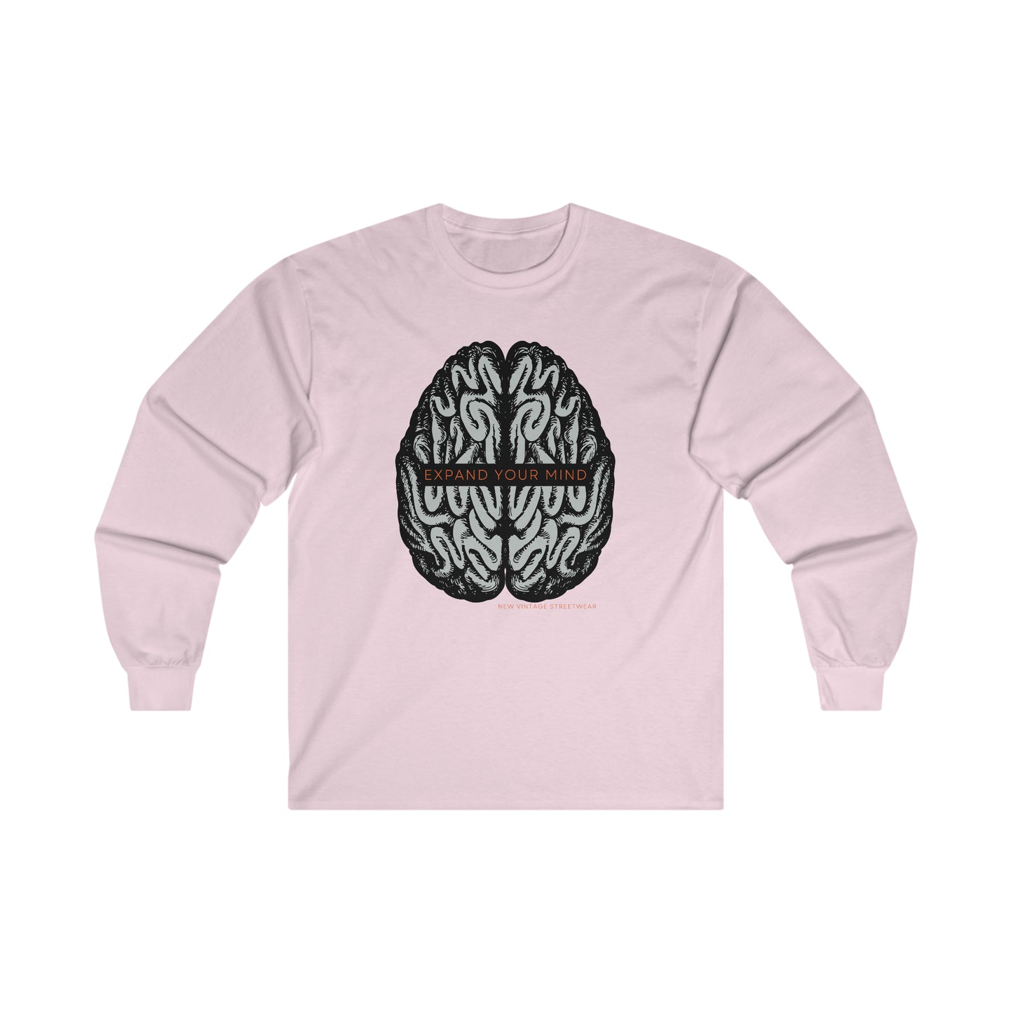 Expand Your Mind New Vintage Streetwear™ Long Sleeve Tee | FRONT PRINT