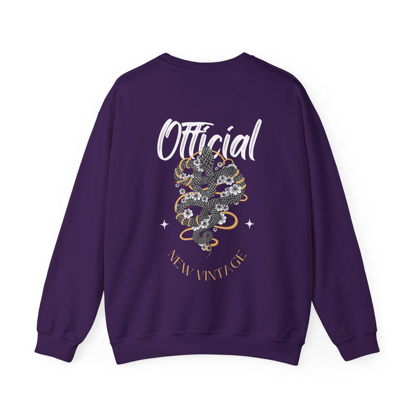 Official New Vintage Streetwear™ Snake Crewneck Sweatshirt | FRONT PRINT