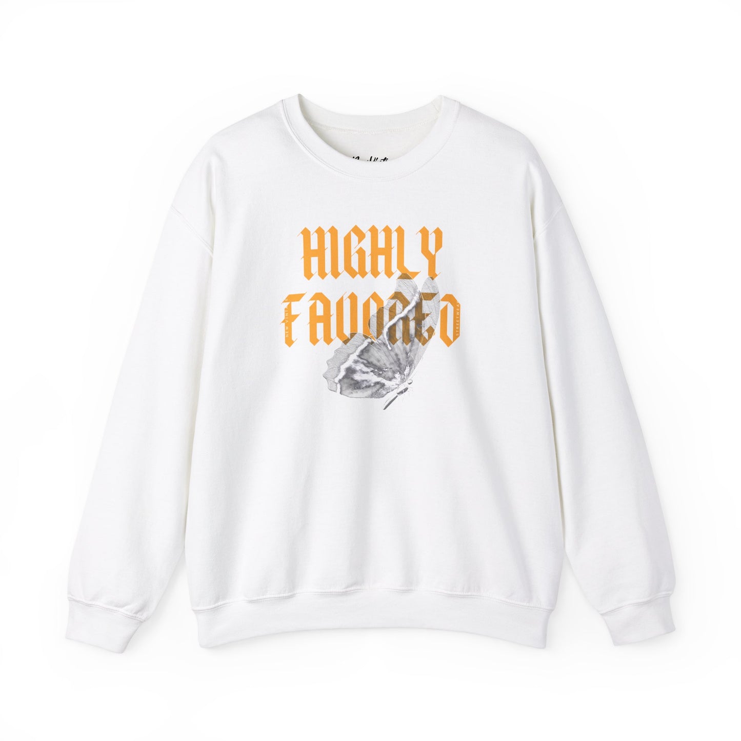 Highly Favored New Vintage Streetwear™ Crewneck Sweatshirt | FRONT PRINT