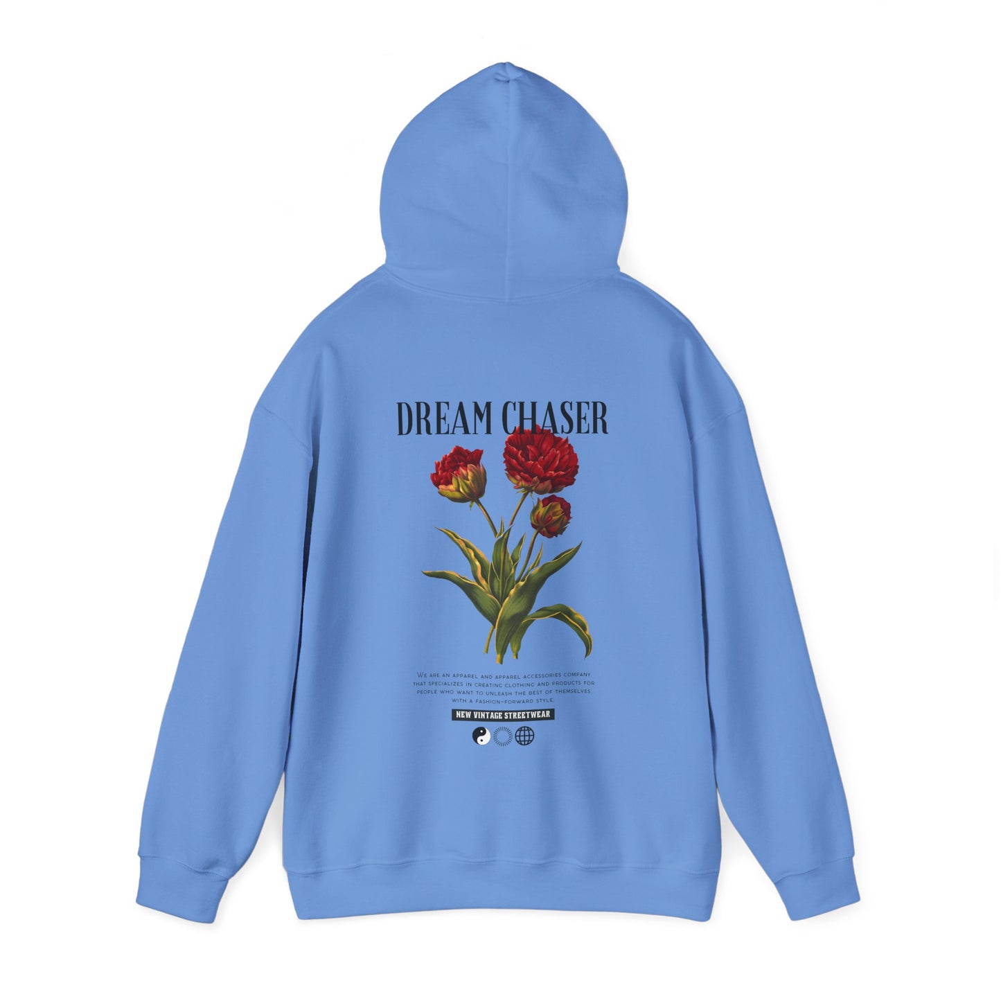 Dreamchaser New Vintage Streetwear™ Hoodie | BACK PRINT