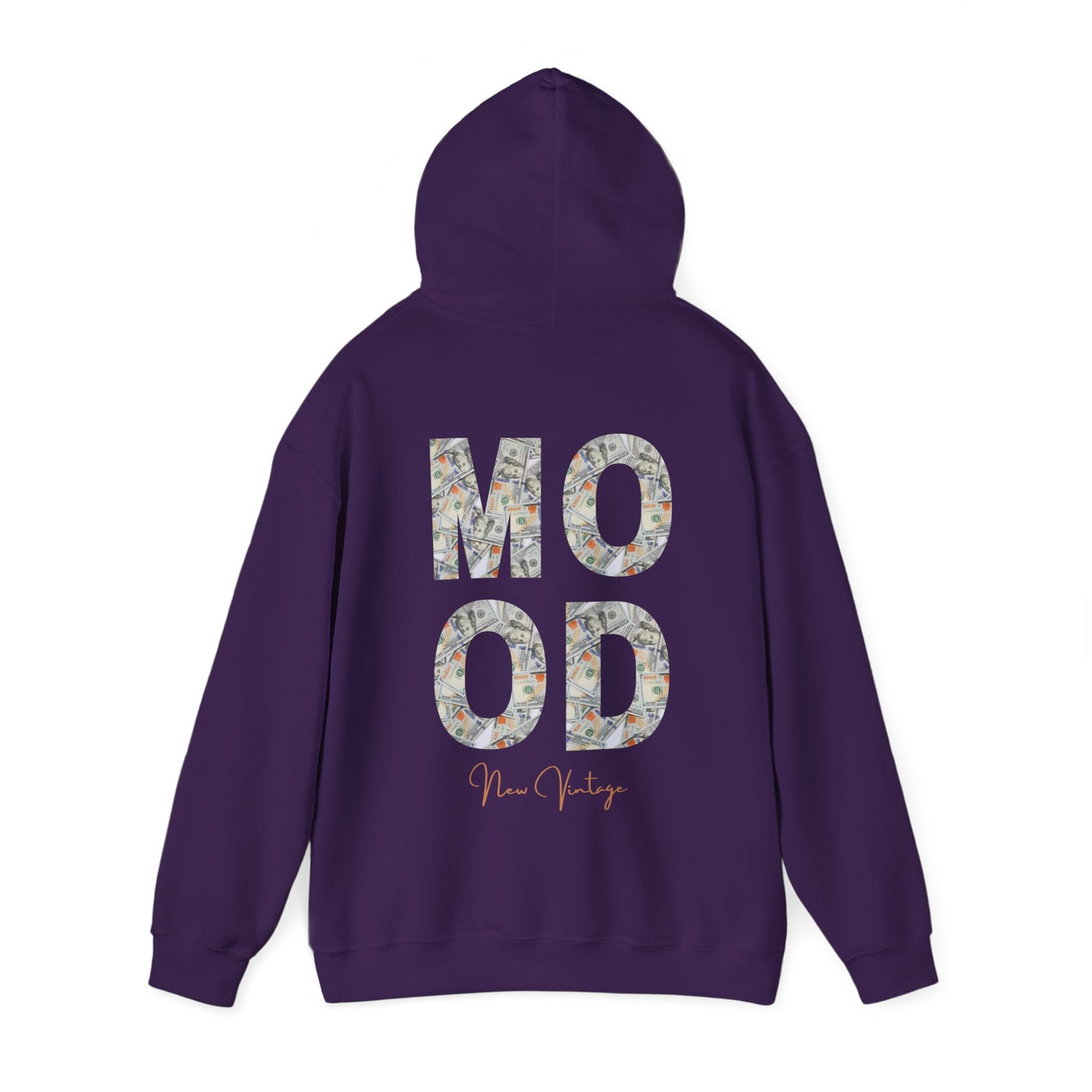 Money Mood New Vintage Streetwear™ Hoodie | FRONT & BACK PRINT