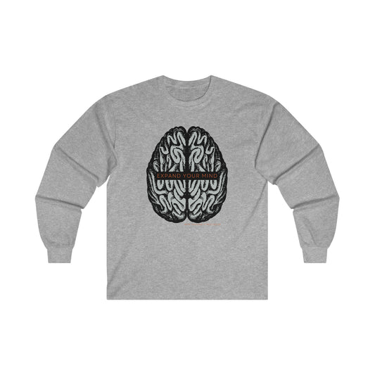 Expand Your Mind New Vintage Streetwear™ Long Sleeve Tee | FRONT PRINT