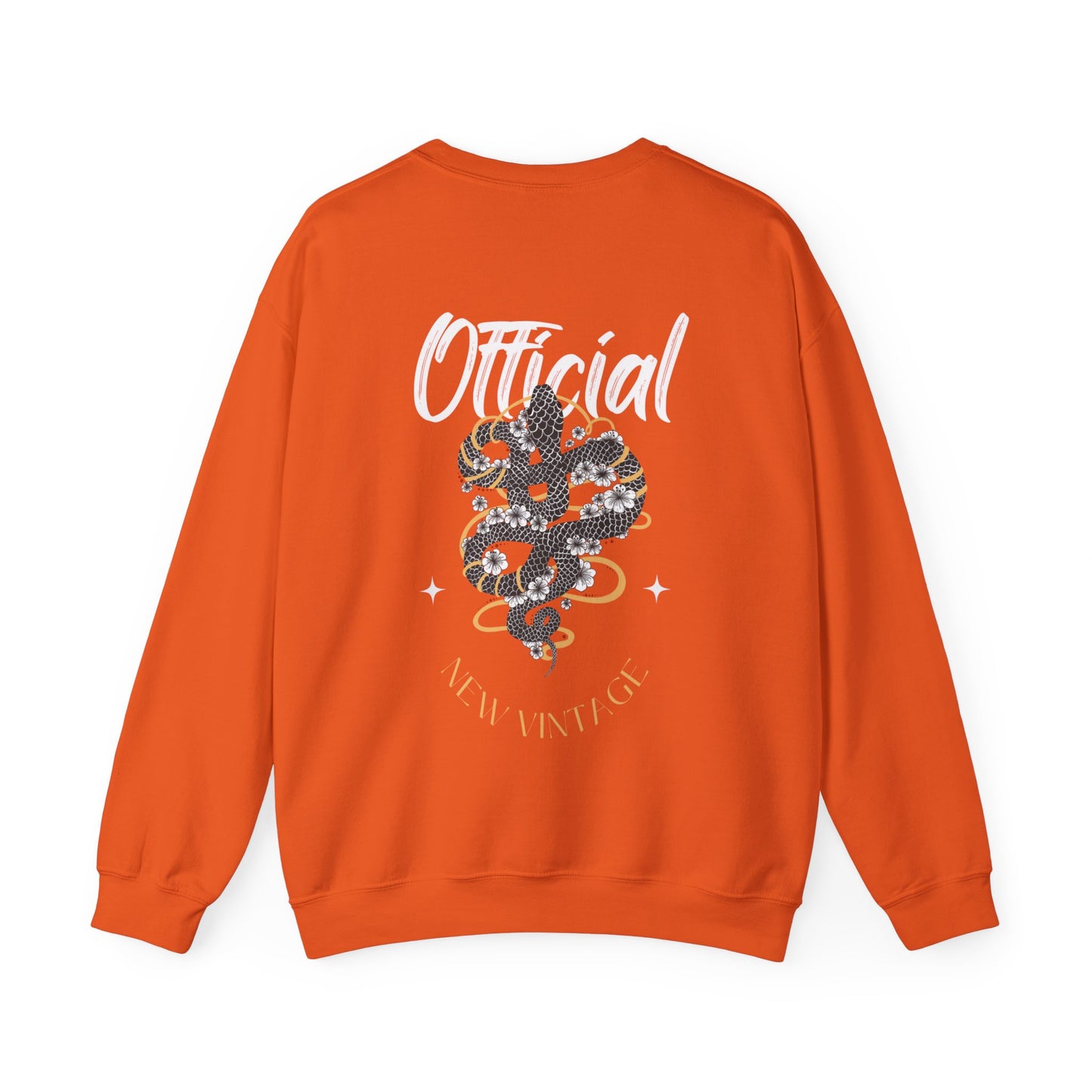 Official New Vintage Streetwear™ Snake Crewneck Sweatshirt | FRONT PRINT