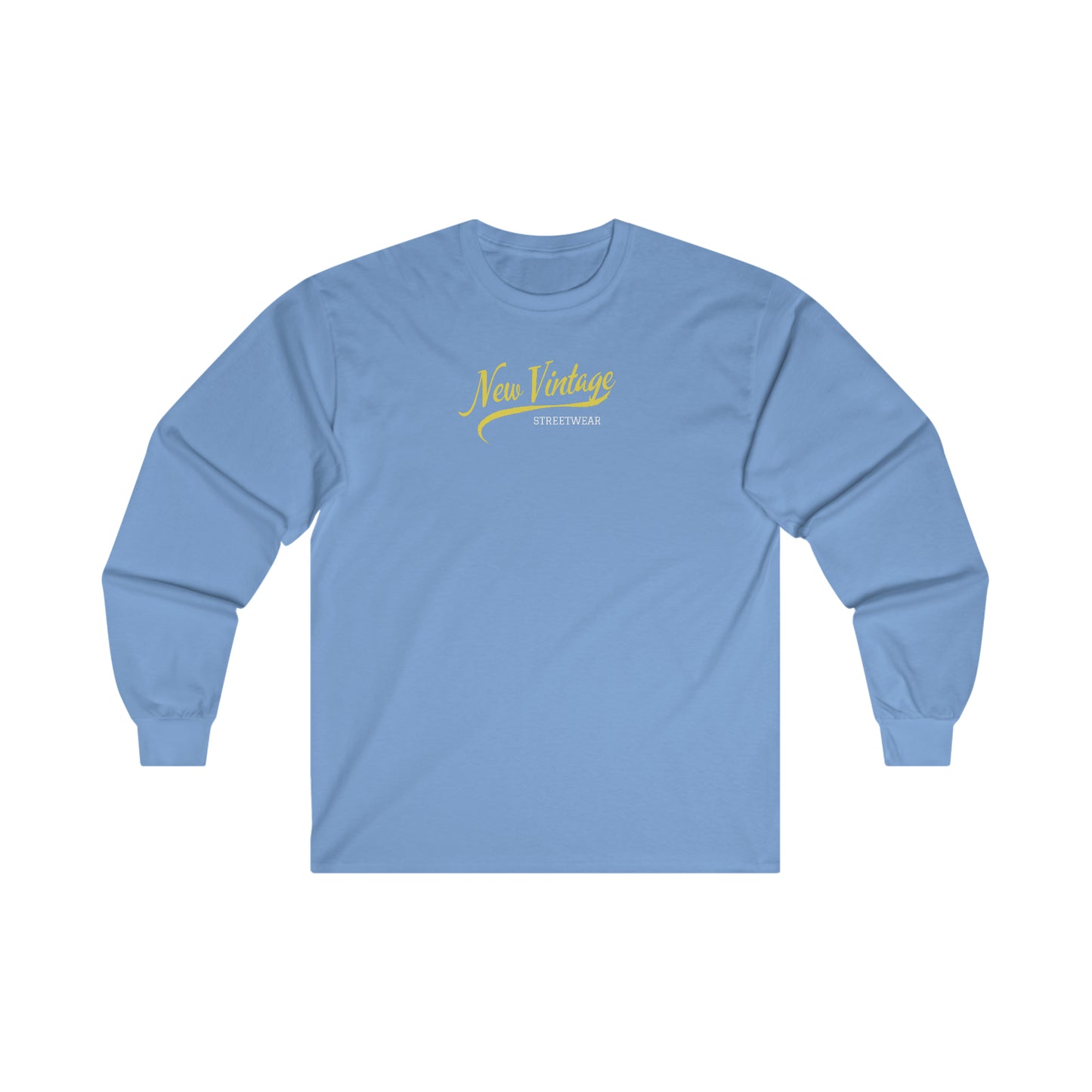 New Vintage Streetwear™ Cursive Long Sleeve Tee | FRONT PRINT