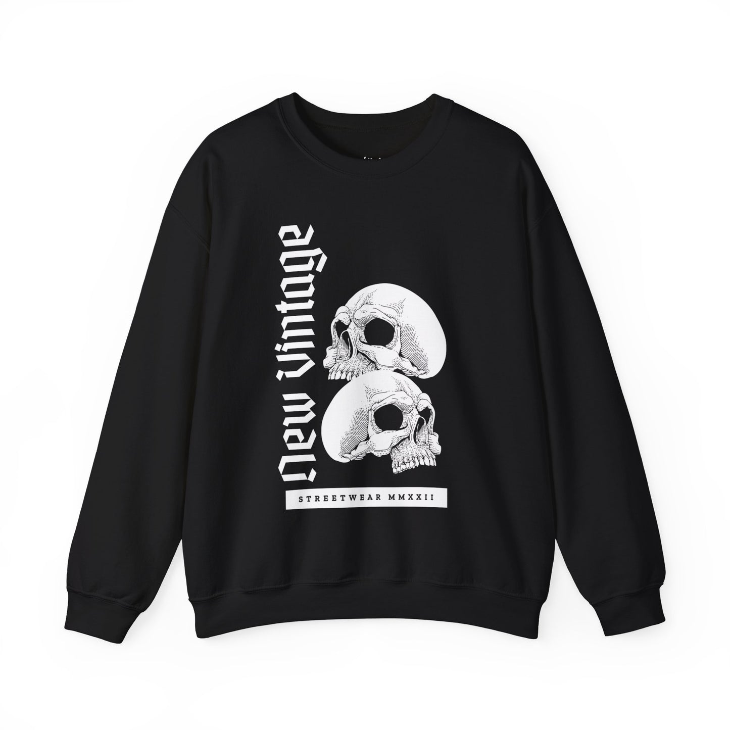 Two Skulls New Vintage Streetwear™ Crewneck Sweatshirt