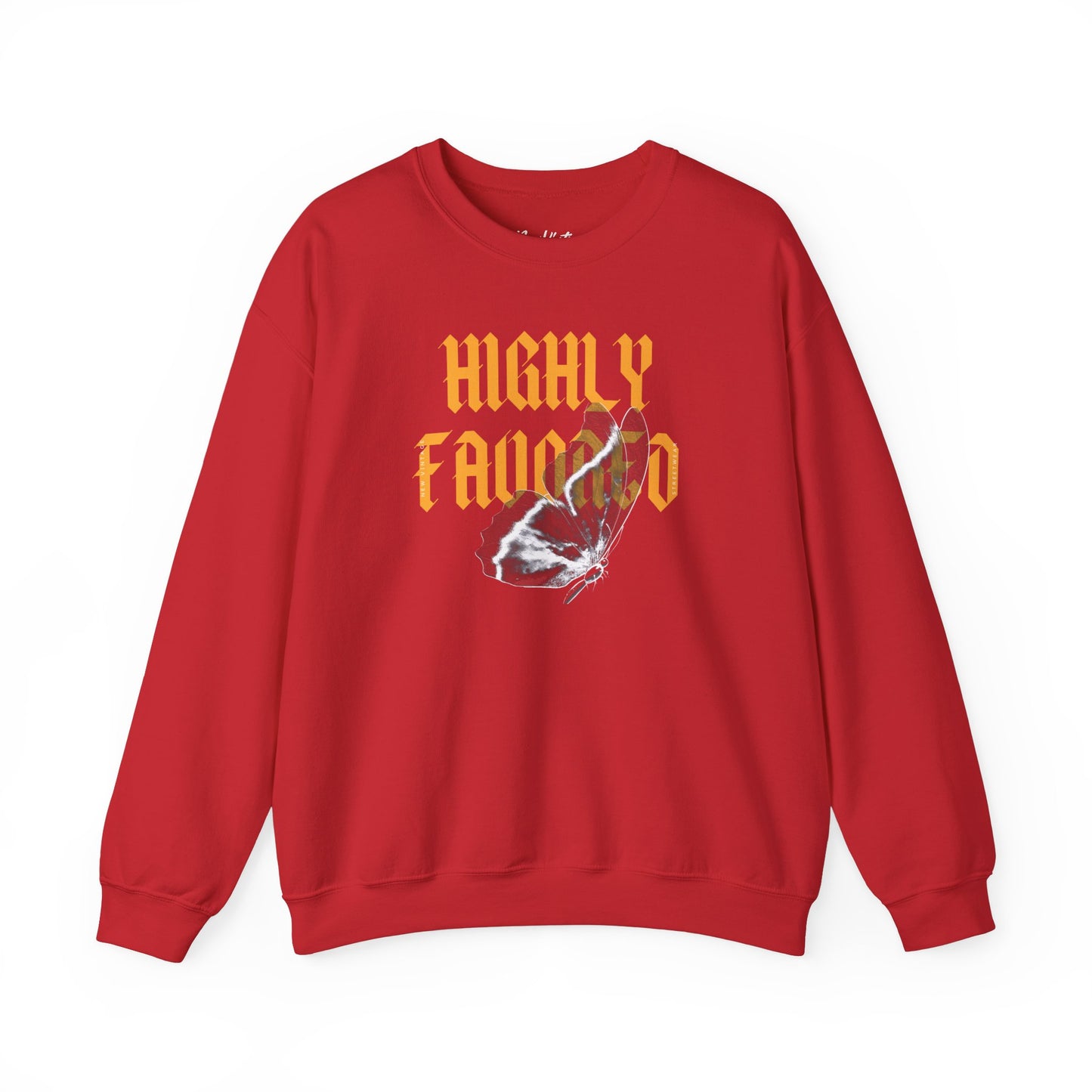 Highly Favored New Vintage Streetwear™ Crewneck Sweatshirt | FRONT PRINT