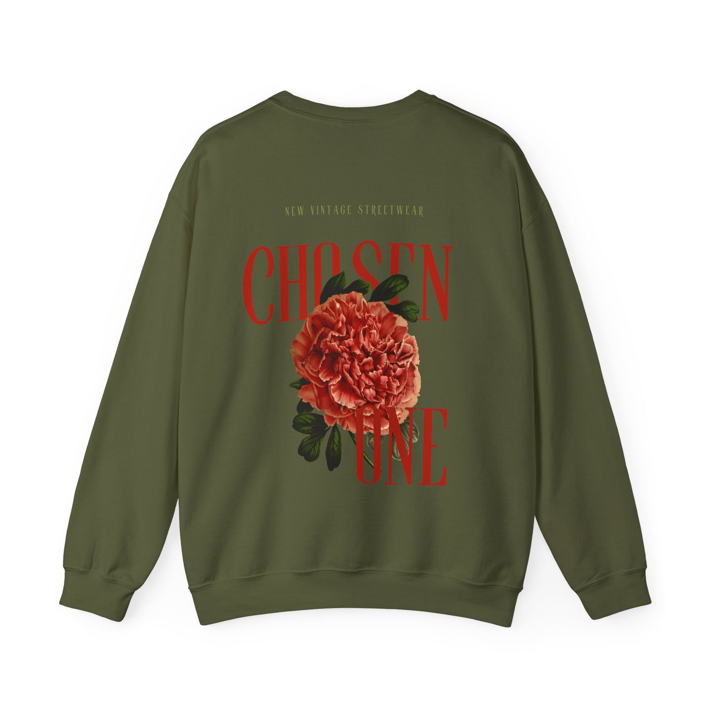 Chosen One New Vintage Streetwear™ Crewneck Sweatshirt | BACK PRINT