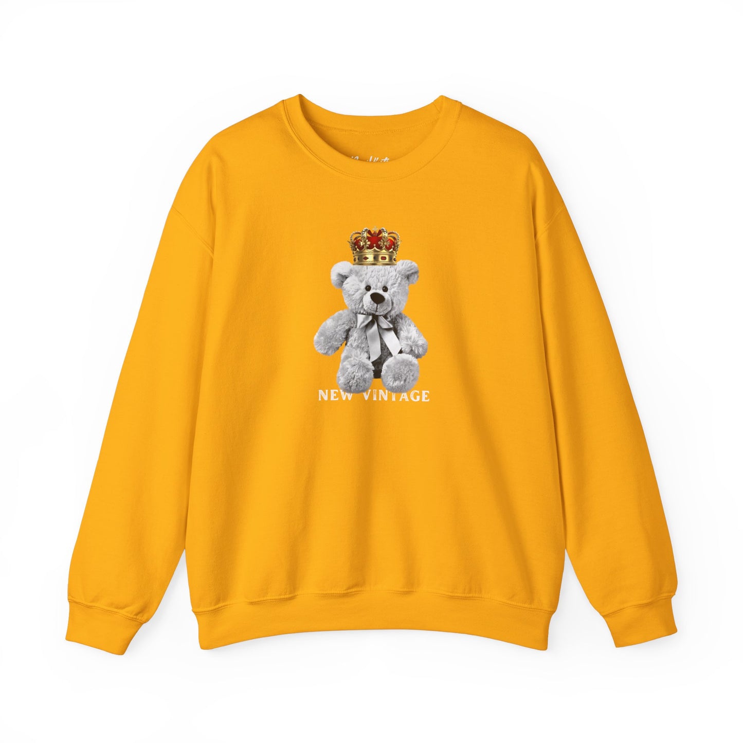 Teddy King New Vintage Streetwear™ Crewneck Sweatshirt | FRONT PRINT