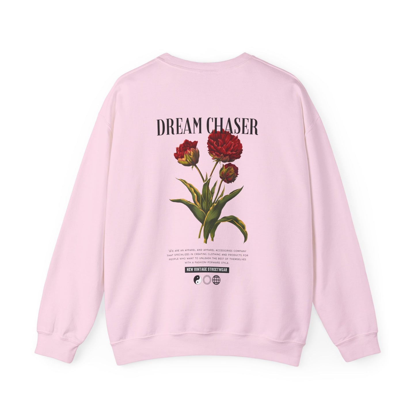 Dreamchaser New Vintage Streetwear™ Crewneck Sweatshirt | BACK PRINT