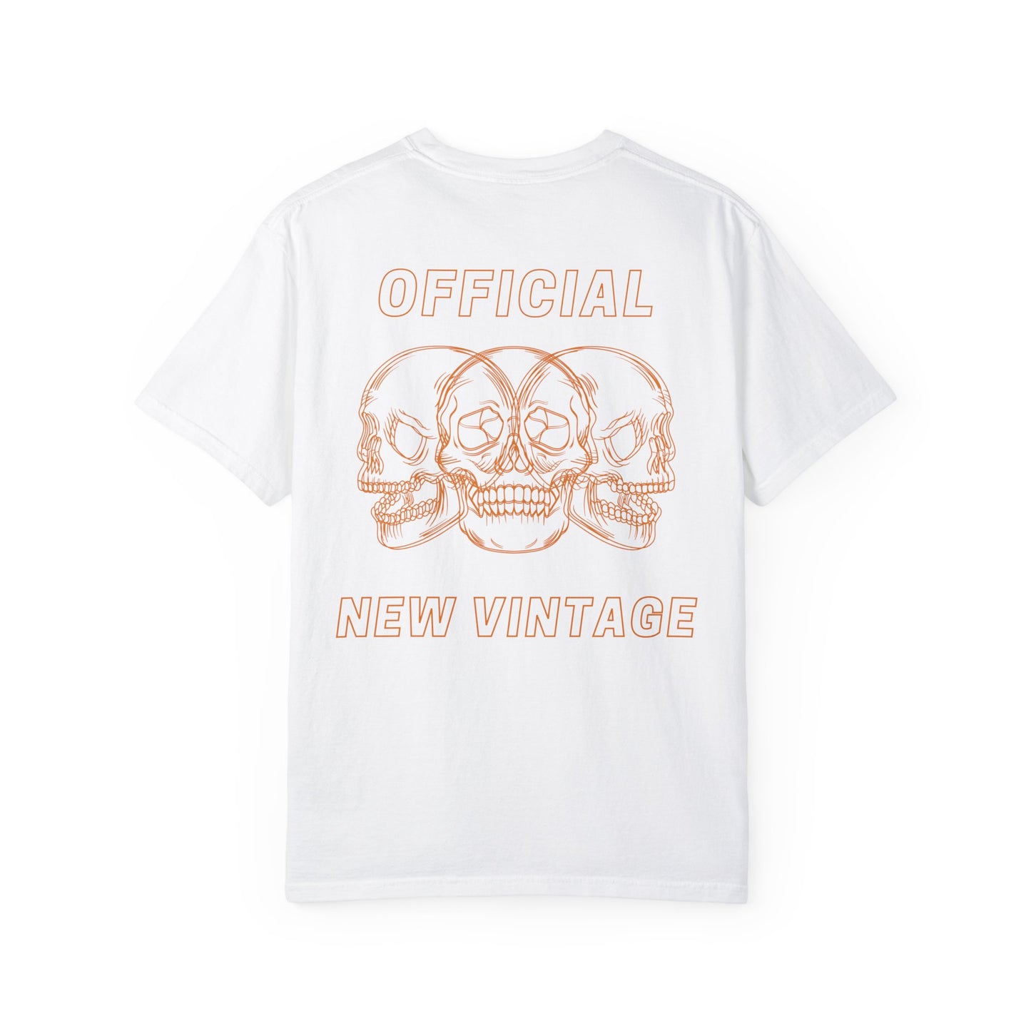 Three Headed Skull New Vintage Streetwear™ T-shirt | BACK PRINT