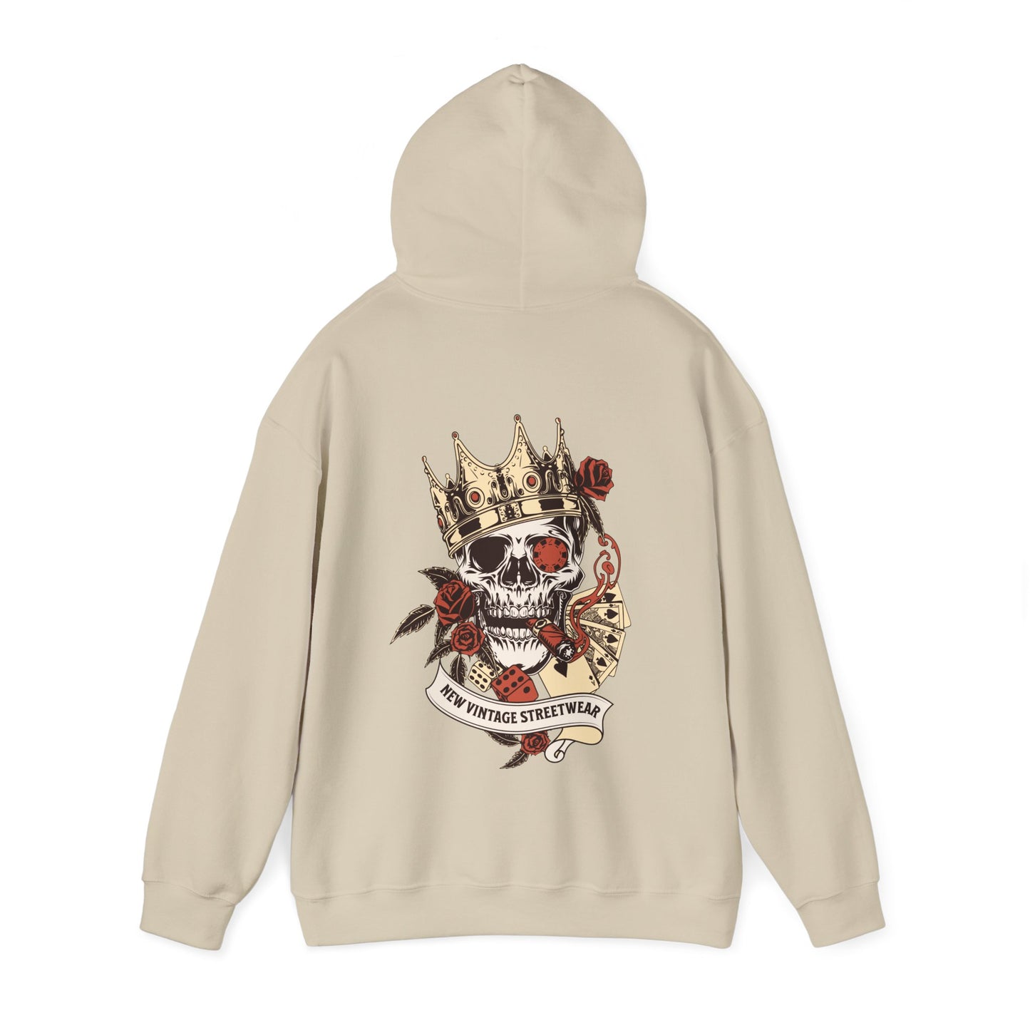 King of Spades New Vintage Streetwear™ Hoodie | BACK PRINT