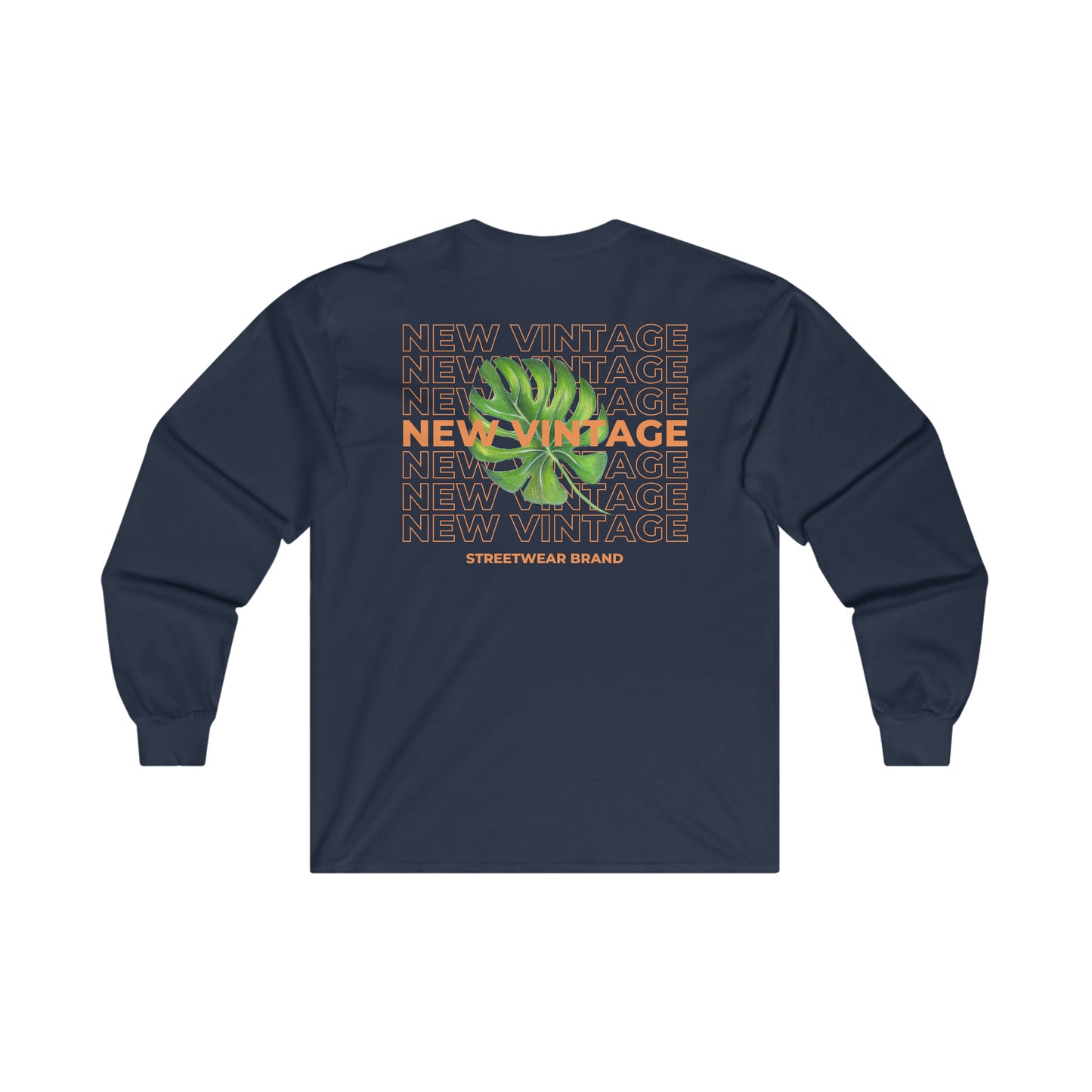 New Vintage Streetwear™ Long Sleeve Tee | BACK PRINT