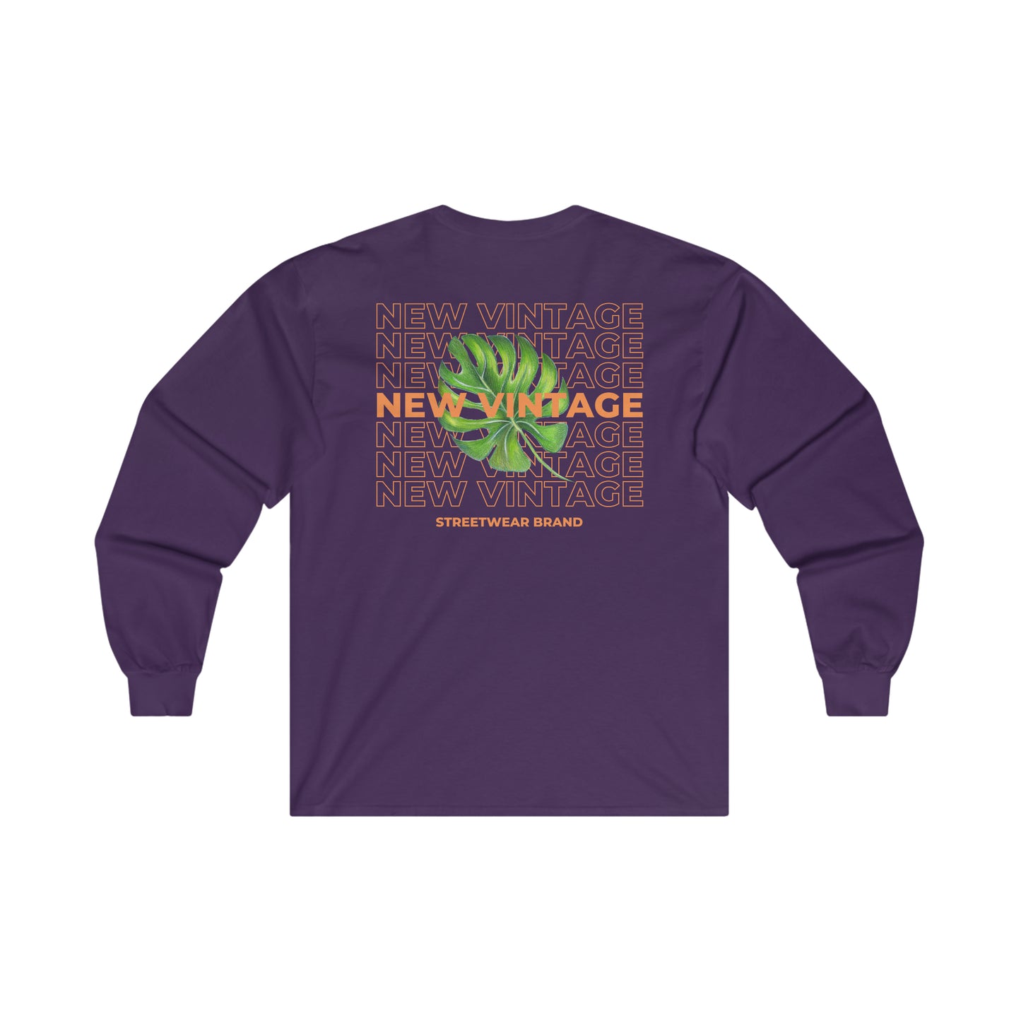 New Vintage Streetwear™ Long Sleeve Tee | BACK PRINT