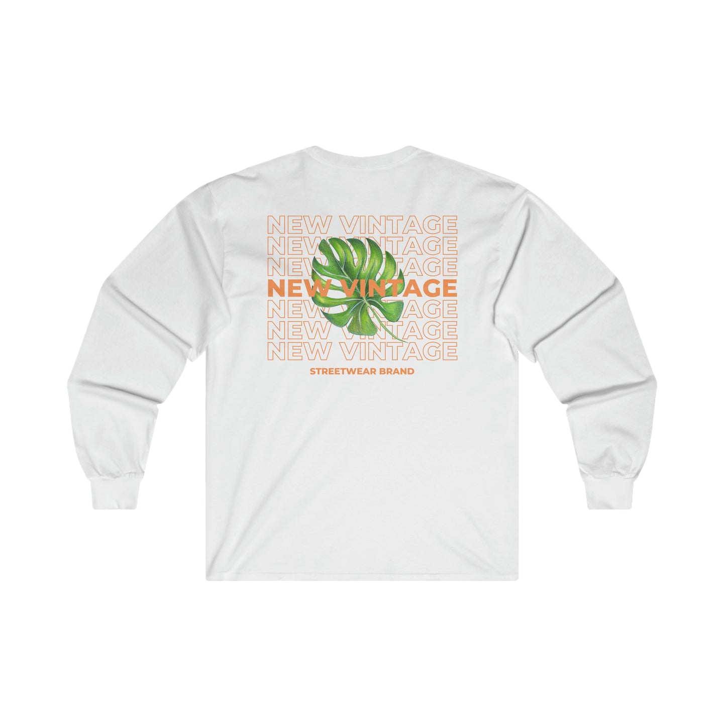 New Vintage Streetwear™ Long Sleeve Tee | BACK PRINT