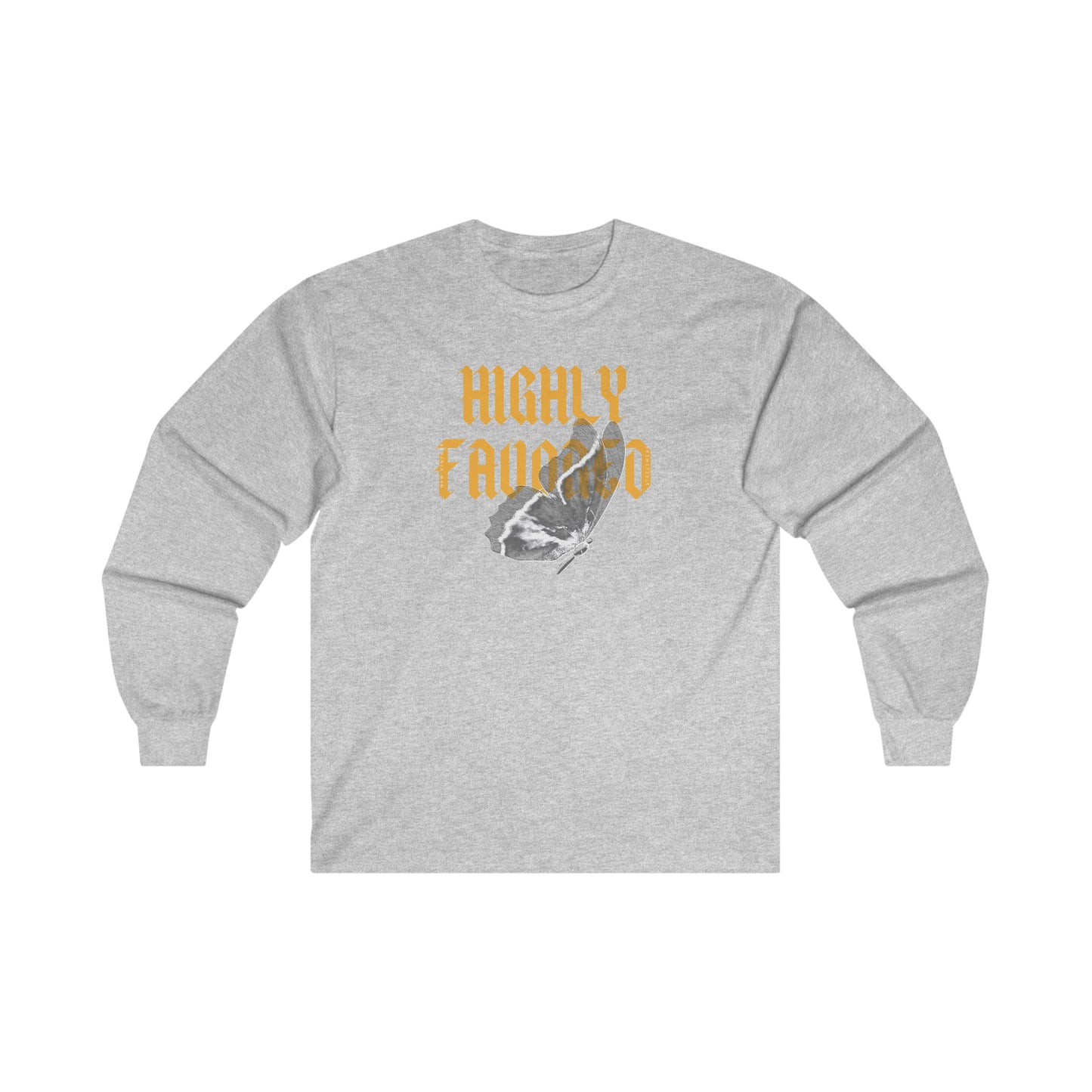 Highly Favored New Vintage Streetwear™ Long Sleeve Tee | FRONT PRINT