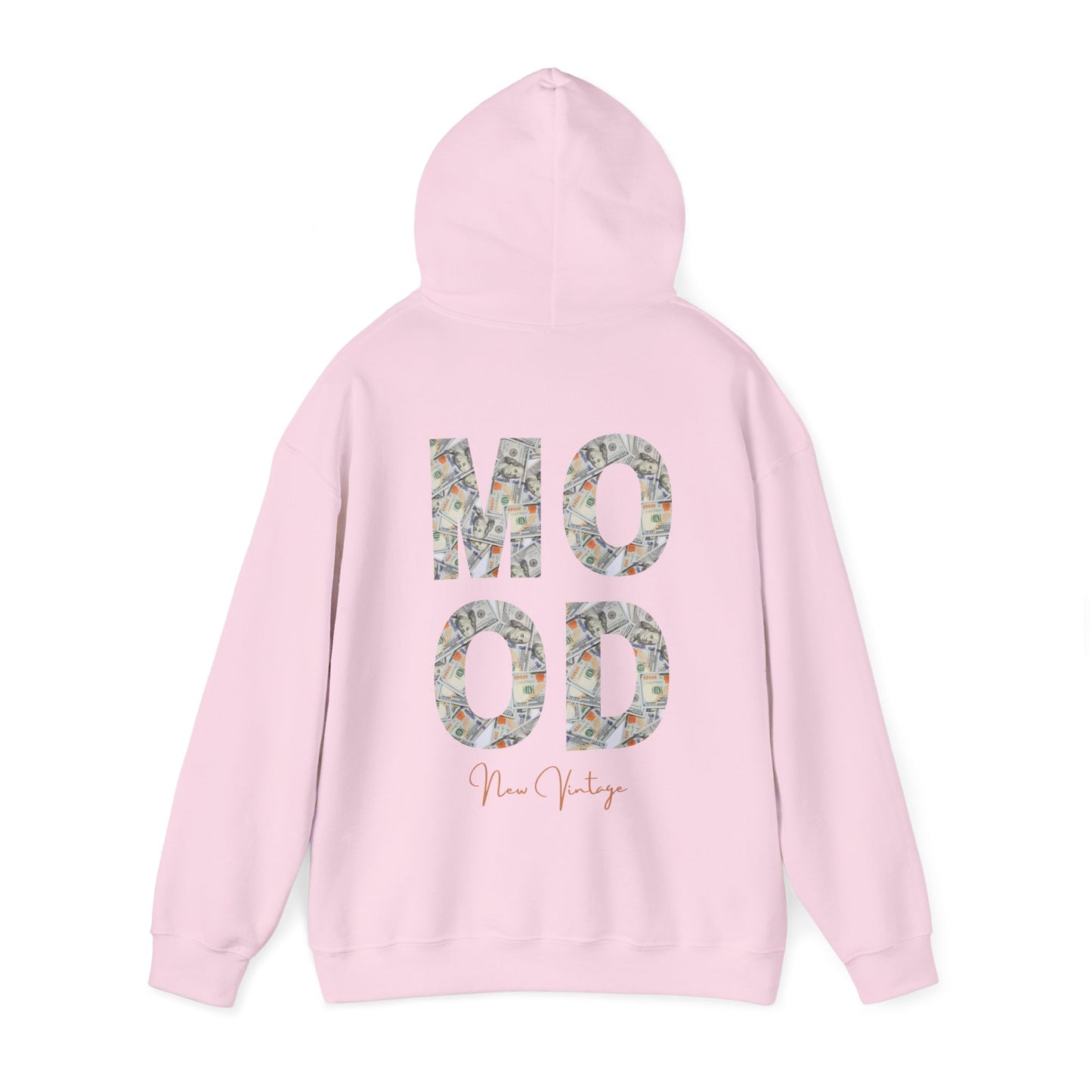 Money Mood New Vintage Streetwear™ Hoodie | FRONT & BACK PRINT