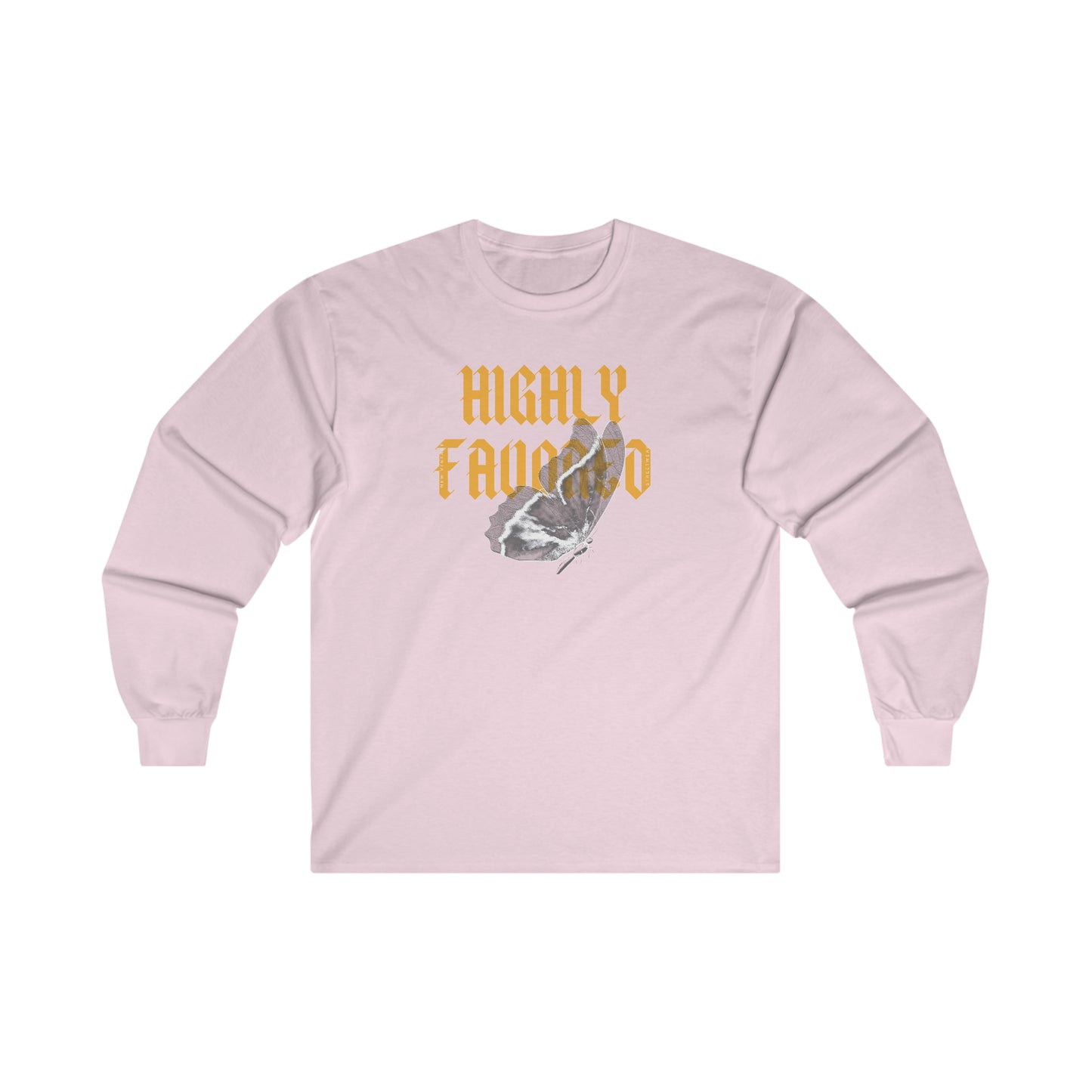 Highly Favored New Vintage Streetwear™ Long Sleeve Tee | FRONT PRINT