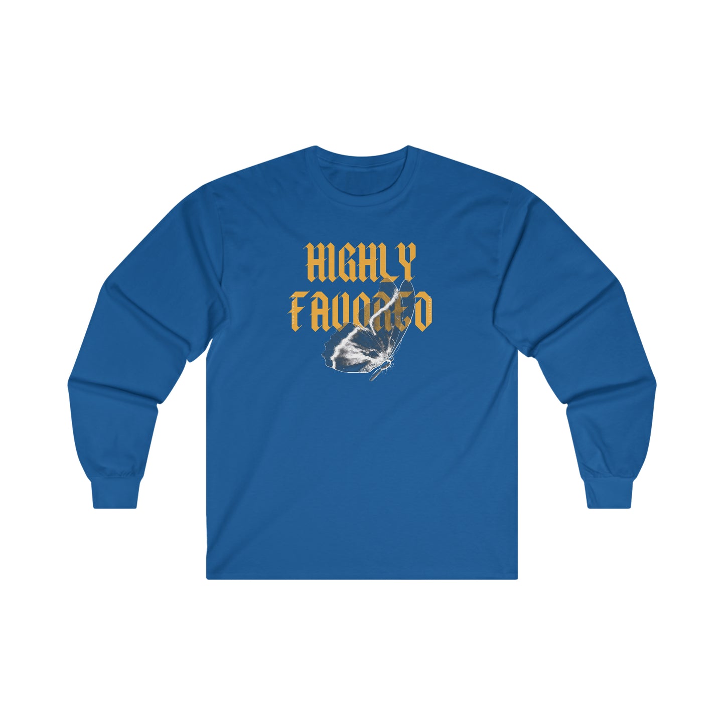 Highly Favored New Vintage Streetwear™ Long Sleeve Tee | FRONT PRINT