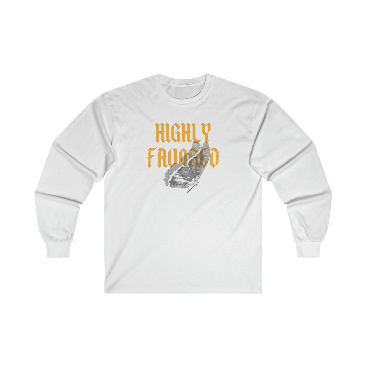 Highly Favored New Vintage Streetwear™ Long Sleeve Tee | FRONT PRINT