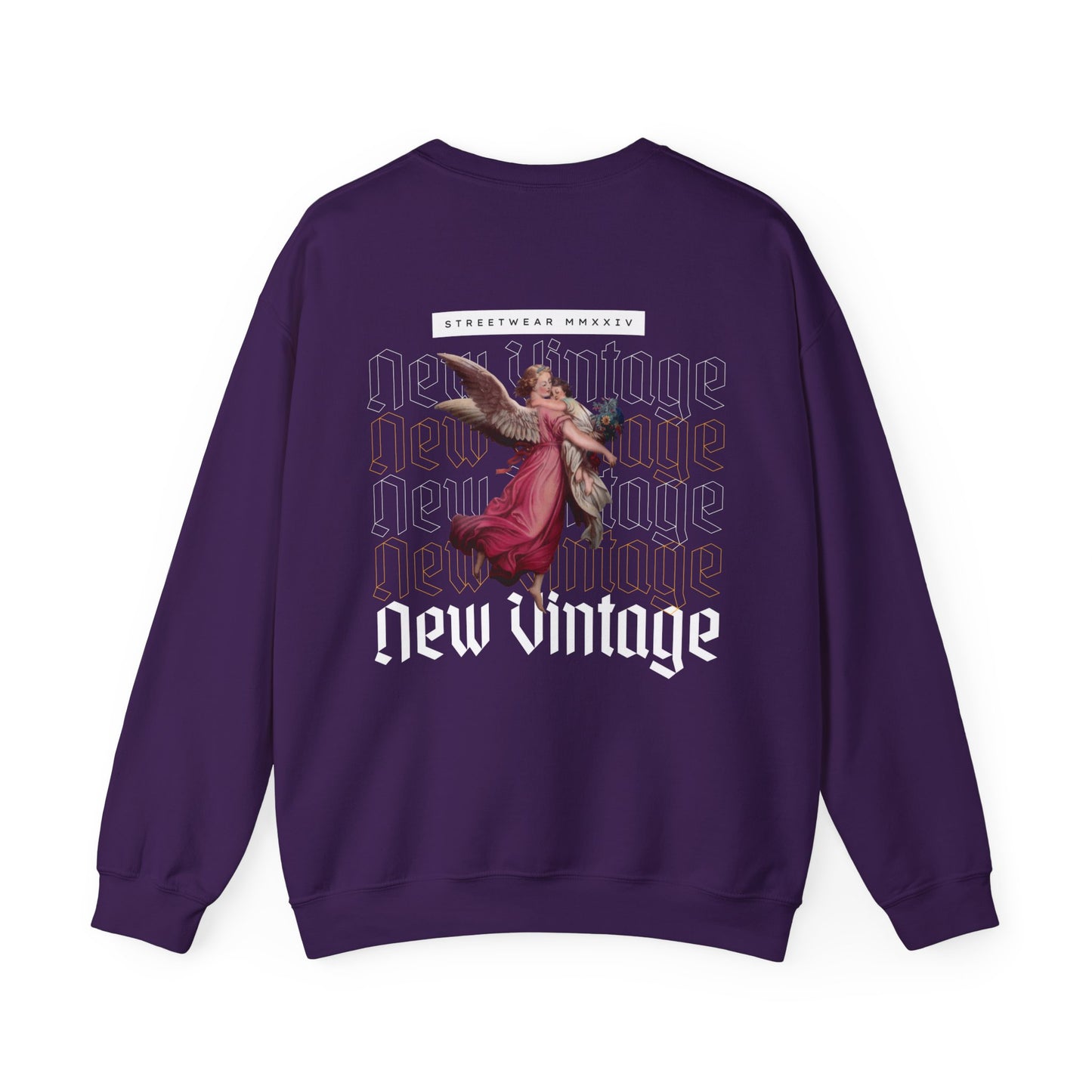 Fallen Angel New Vintage Streetwear™ Crewneck Sweatshirt | BACK PRINT