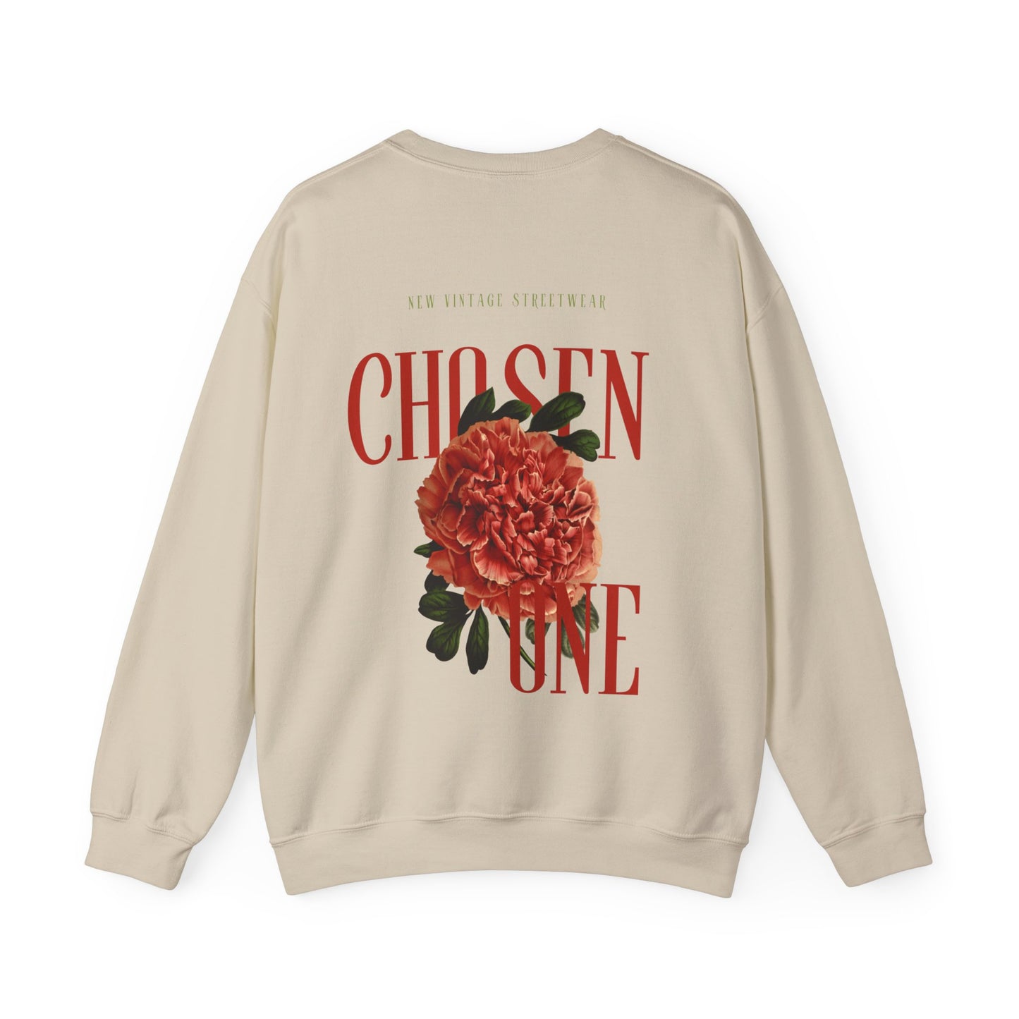 Chosen One New Vintage Streetwear™ Crewneck Sweatshirt | BACK PRINT