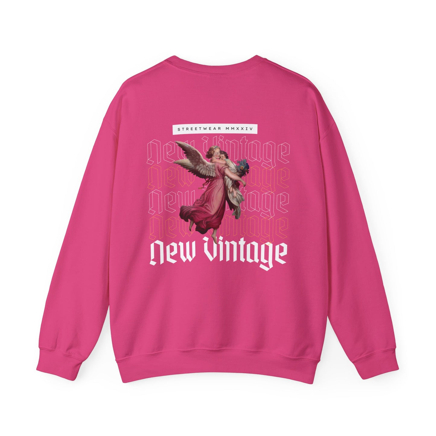 Fallen Angel New Vintage Streetwear™ Crewneck Sweatshirt | BACK PRINT