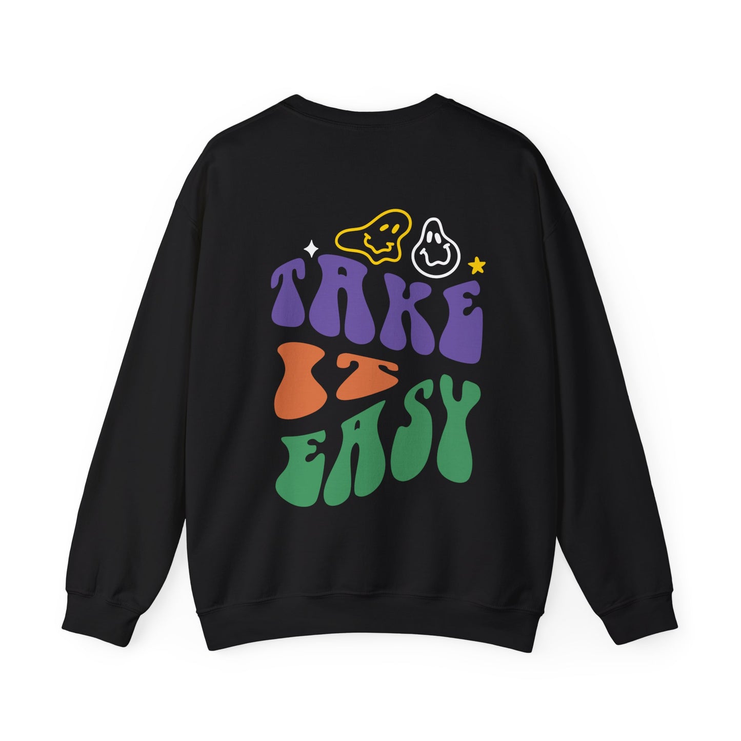 Take It Easy New Vintage Streetwear™ Crewneck Sweatshirt | BACK PRINT