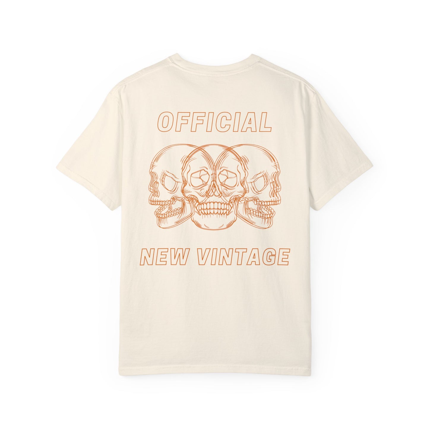 Three Headed Skull New Vintage Streetwear™ T-shirt | BACK PRINT