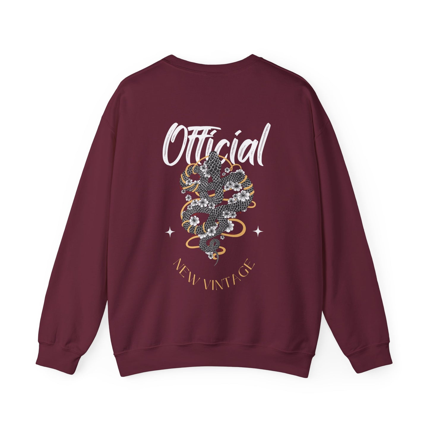 Official New Vintage Streetwear™ Snake Crewneck Sweatshirt | FRONT PRINT