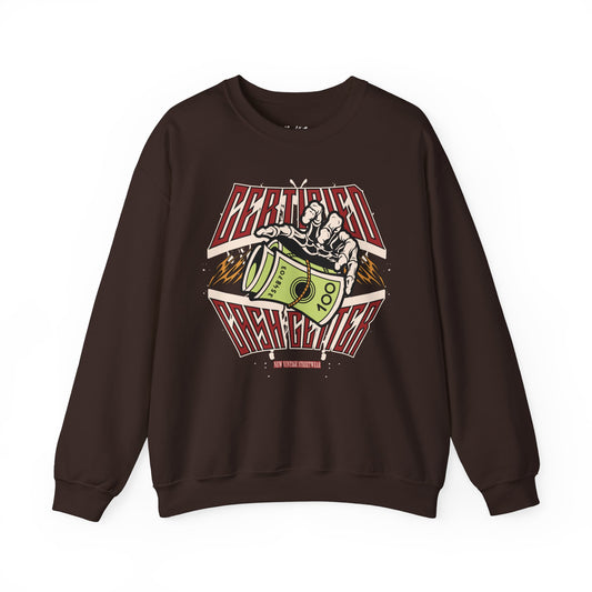 New Vintage Streetwear™ Certified Cash Getter Crewneck Sweatshirt
