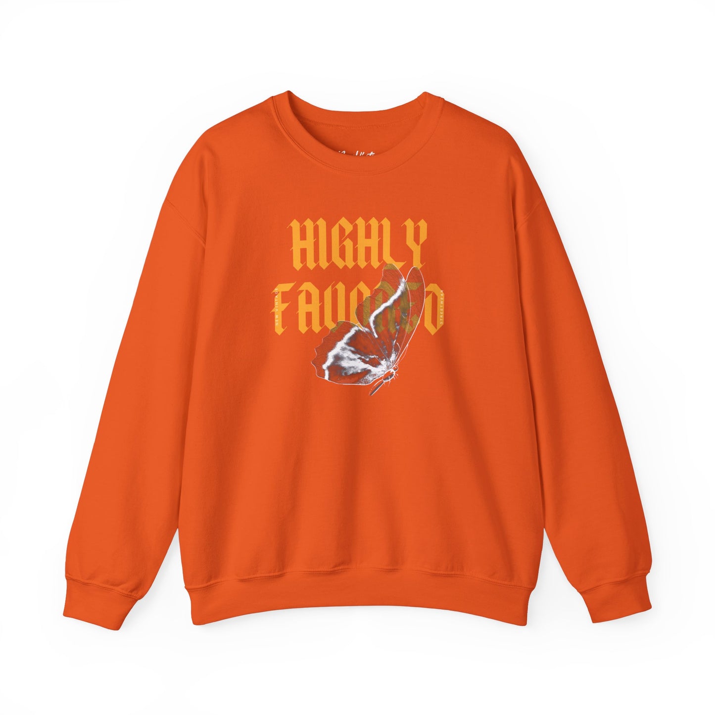 Highly Favored New Vintage Streetwear™ Crewneck Sweatshirt | FRONT PRINT