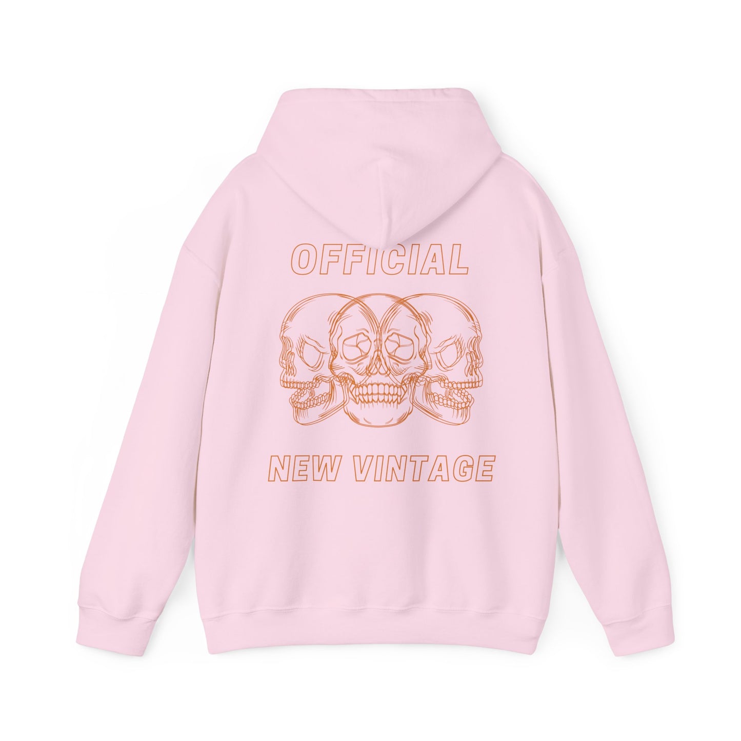 Three Headed Skull Hooded Sweatshirt | BACK PRINT w/ Front Logo