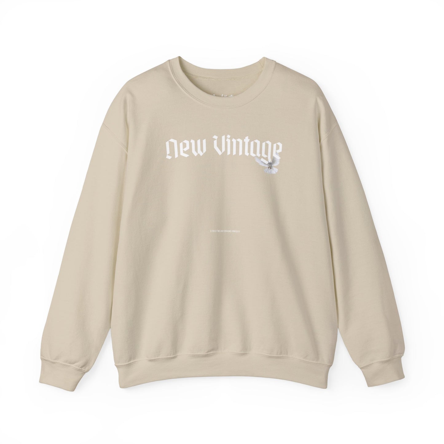 New Vintage Streetwear™ Dove Crewneck Sweatshirt | FRONT PRINT